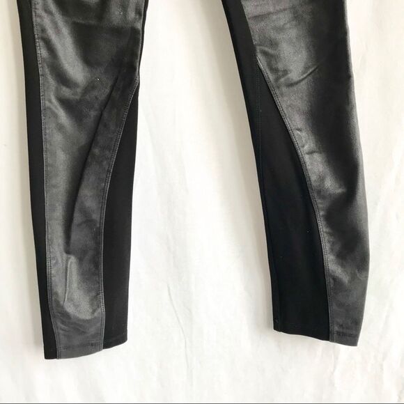 A/X Armani Exchange Faux Suede panel Legging  XS - Picture 3 of 8